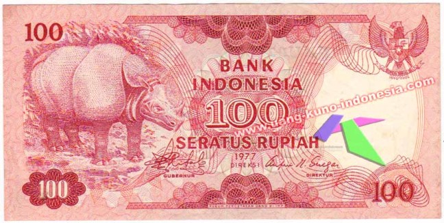 Mengingat Mata uang RI masa lalu » jual beli uang kuno indonesia 100 